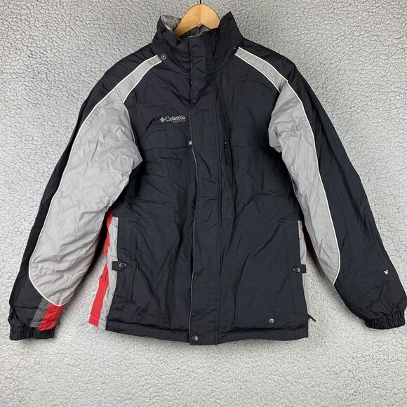 Vintage Columbia Youth Down Puffer Reversible Coat Jacket Ski XL 18-20 - Picture 6 of 16